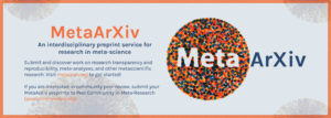 Banner for MetaArXiv