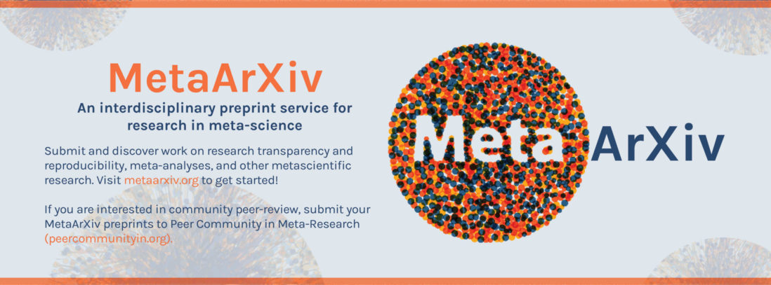 Banner for MetaArXiv