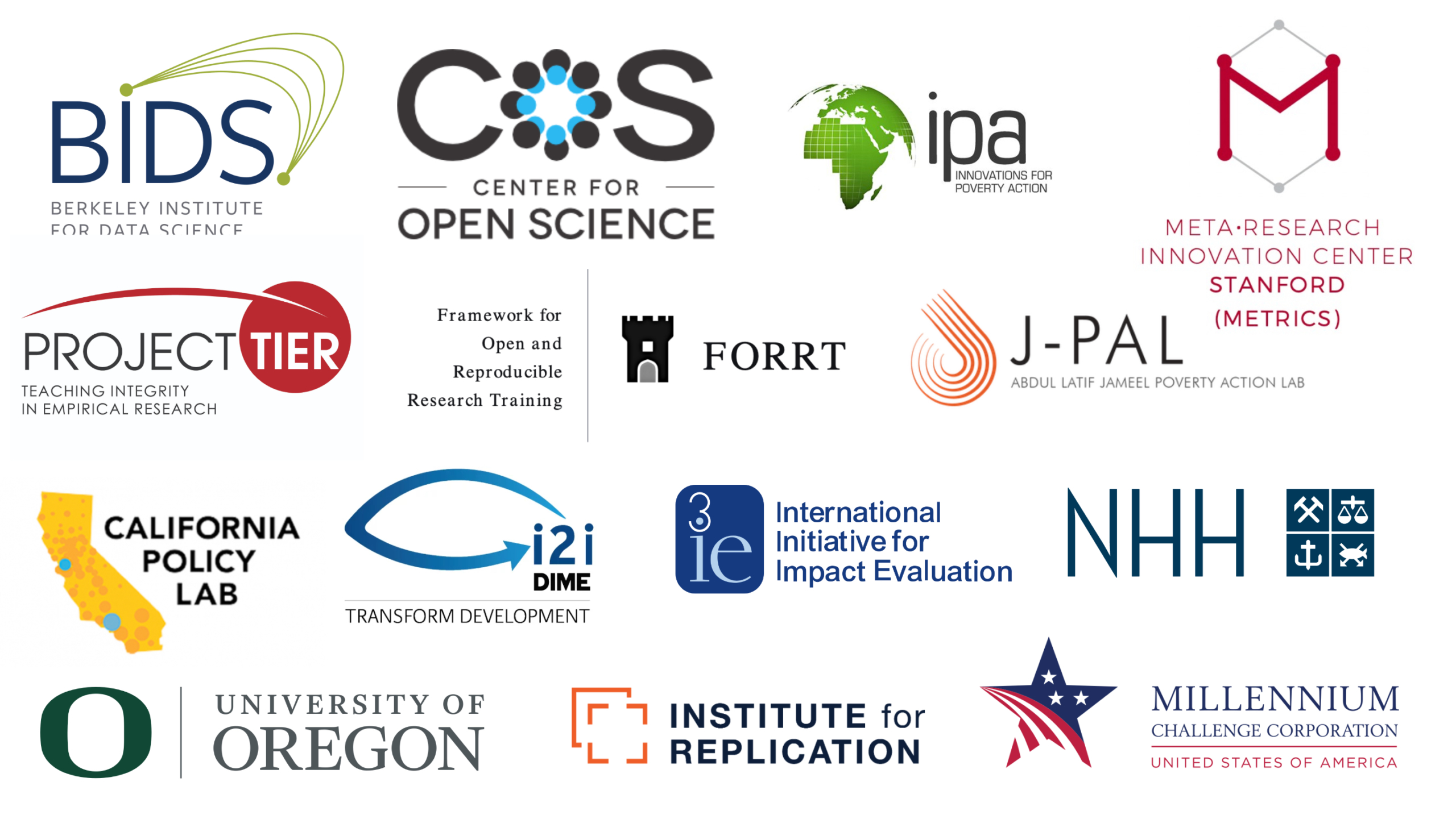 BITSS partners logos